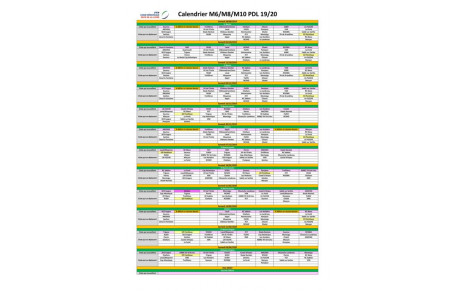 Calendrier Matchs EDR U10
